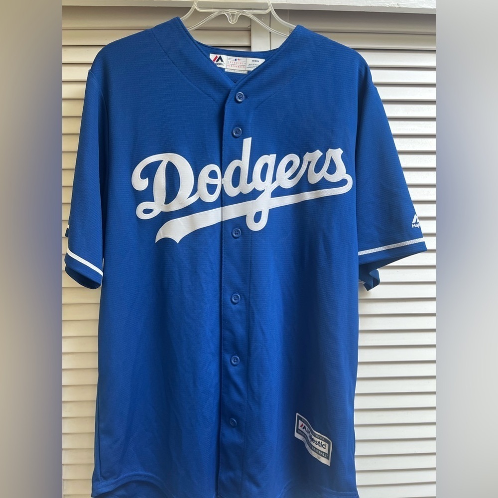 LOS ANGELES DODGERS COREY SEAGER #5 BASEBALL JERSEY MLB by MAJESTIC men’s Sz M